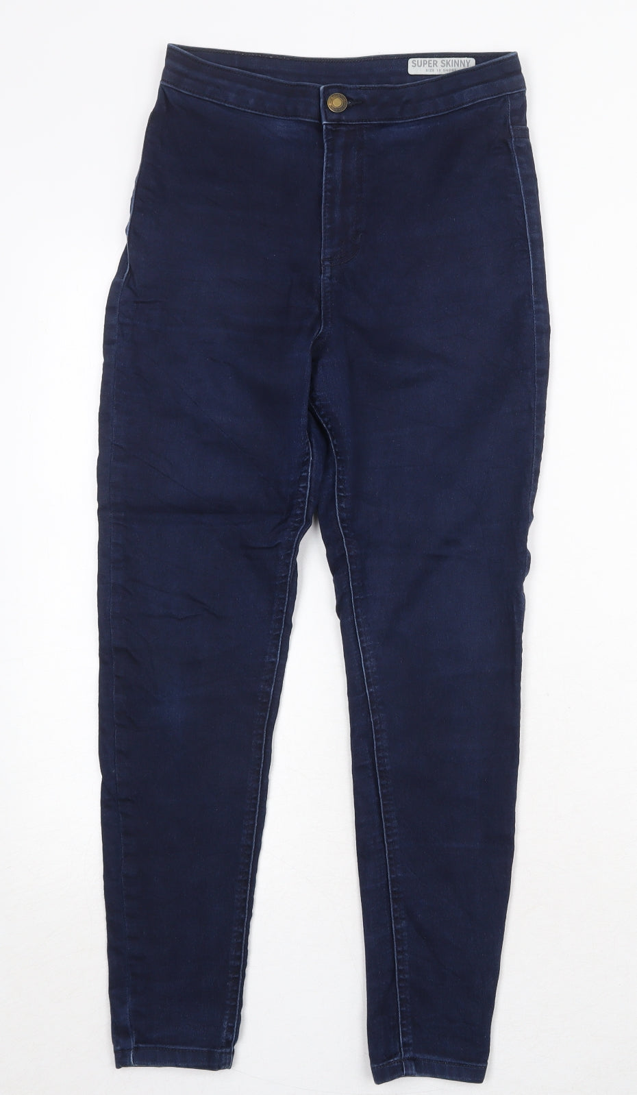 Womens UK Size 10 Marks and Spencer Regular Fit Skinny Blue Jeans