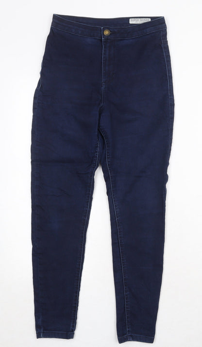 Womens UK Size 10 Marks and Spencer Regular Fit Skinny Blue Jeans