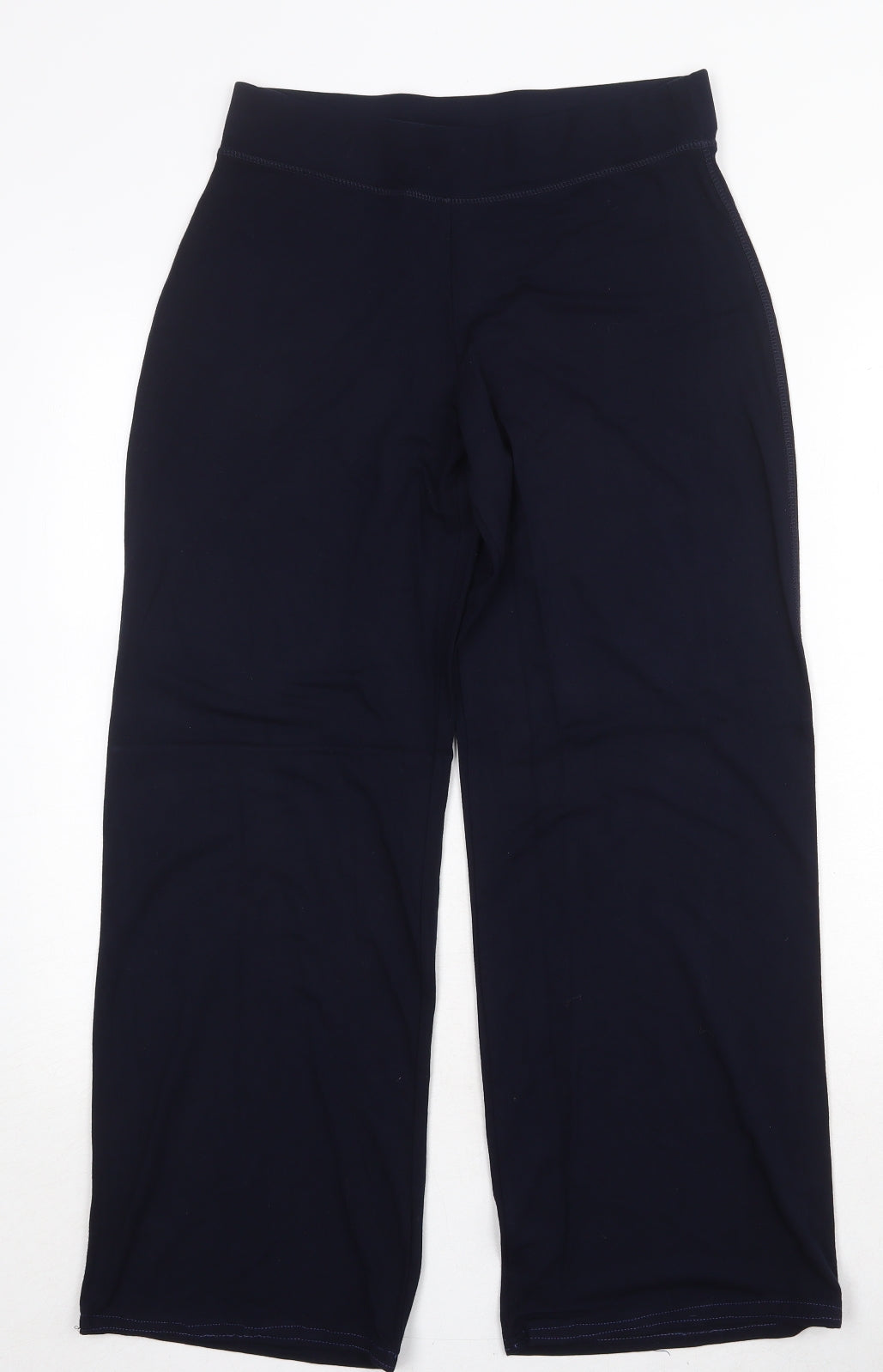 Womens UK Size 10 Marks and Spencer Regular Fit  Blue Trousers