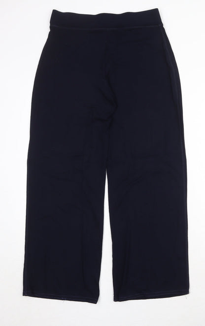 Womens UK Size 10 Marks and Spencer Regular Fit  Blue Trousers