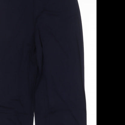 Womens UK Size 10 Marks and Spencer Regular Fit  Blue Trousers