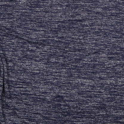 Gap Womens Blue V-Neck Polyester Pullover Jumper Size L