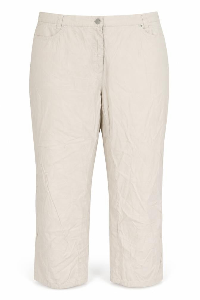 Womens UK Size 36 in Toni Regular Fit Capri Beige Trousers