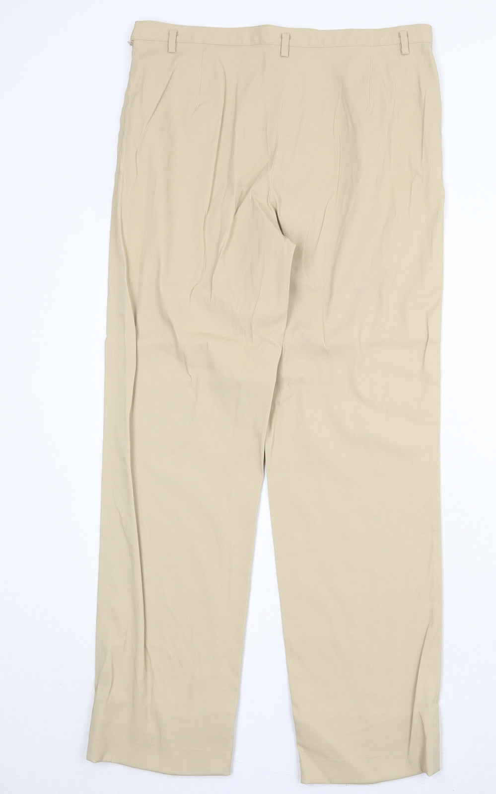 Womens UK Size 12 Episode Regular Fit  Beige Trousers