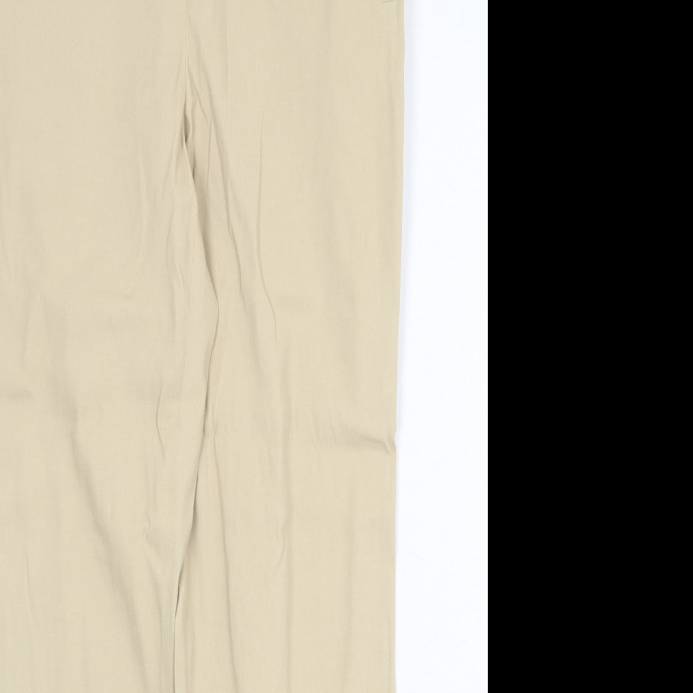Womens UK Size 12 Episode Regular Fit  Beige Trousers