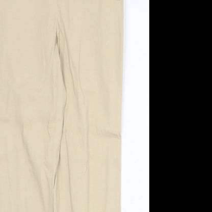 Womens UK Size 12 Episode Regular Fit  Beige Trousers