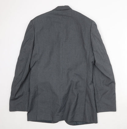 Mens UK Size 38 Burton Regular Grey Suit Jacket
