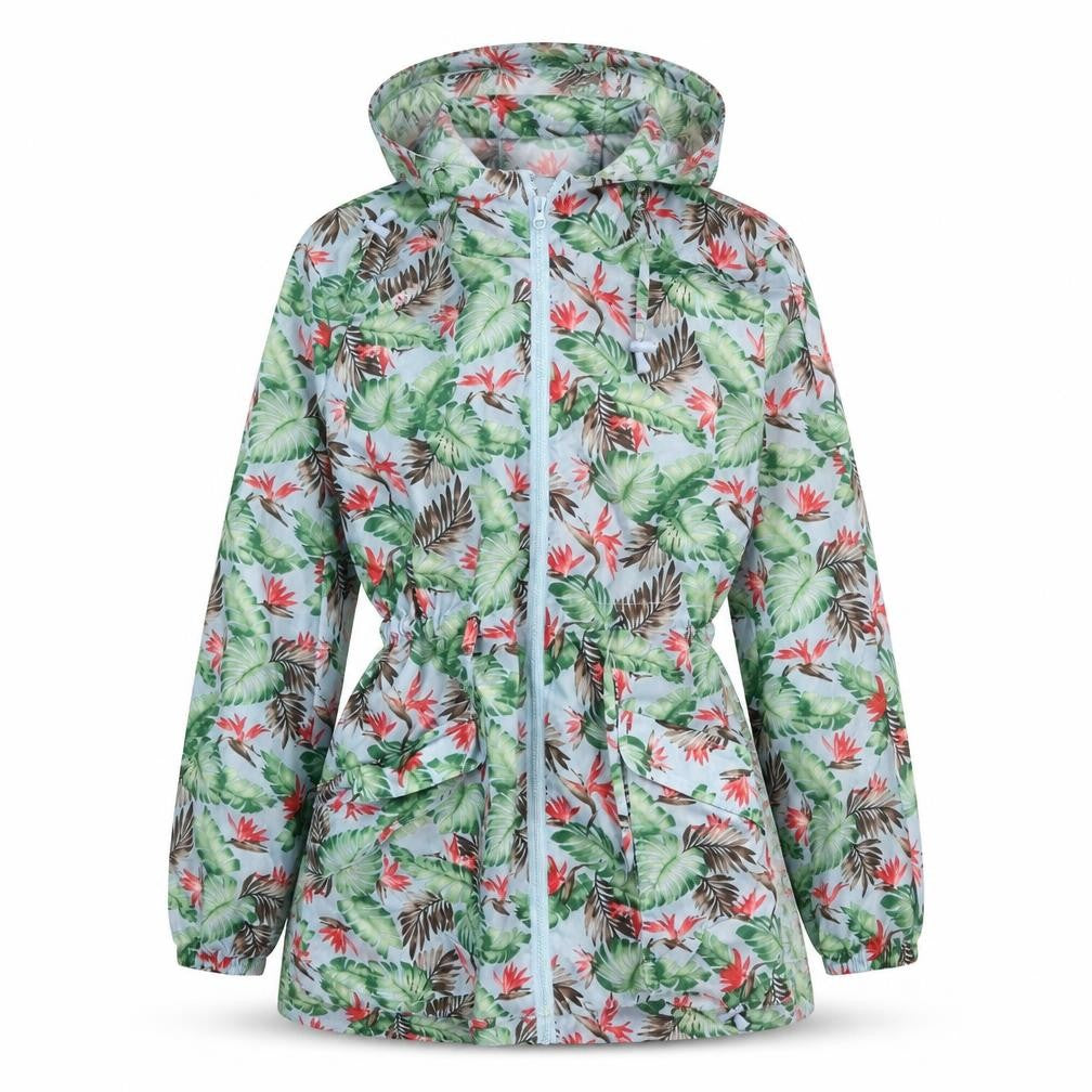 Womens UK Size 12 Harvey & Jones Blue Rain Coat
