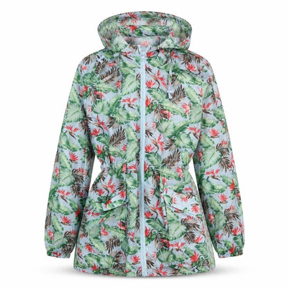 Womens UK Size 12 Harvey & Jones Blue Rain Coat