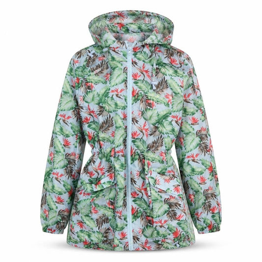 Womens UK Size 12 Harvey & Jones Blue Rain Coat