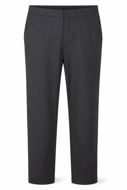 Mens UK Size 34 in Marks and Spencer Regular Fit Chino Grey Trousers