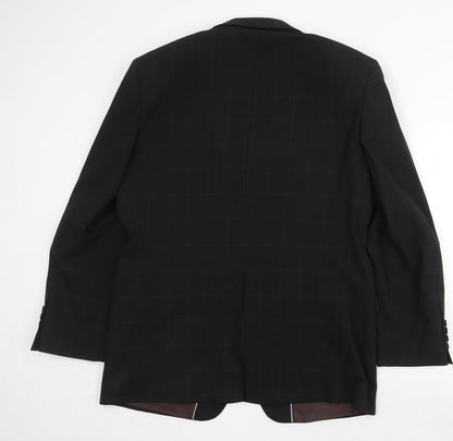 Mens UK Size 42 Marks and Spencer Regular Black Suit Jacket