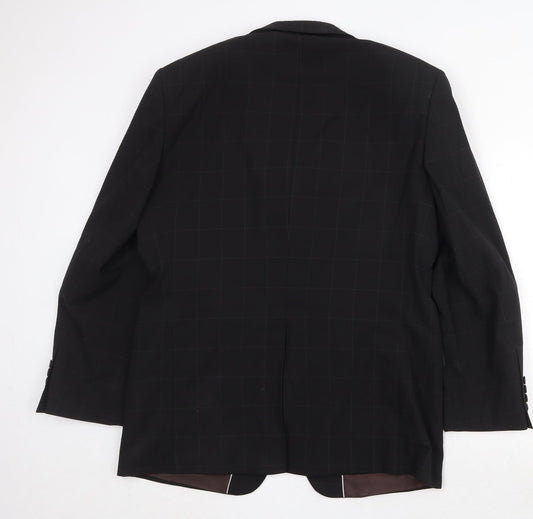 Mens UK Size 42 Marks and Spencer Regular Black Suit Jacket