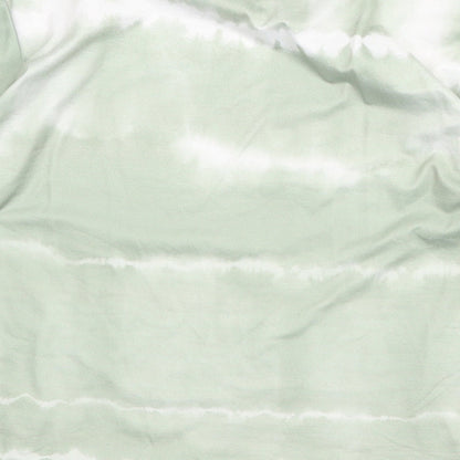 I SAW IT FIRST Womens Green Polyester Basic T-Shirt Size 14 Round Neck - Tie Dye