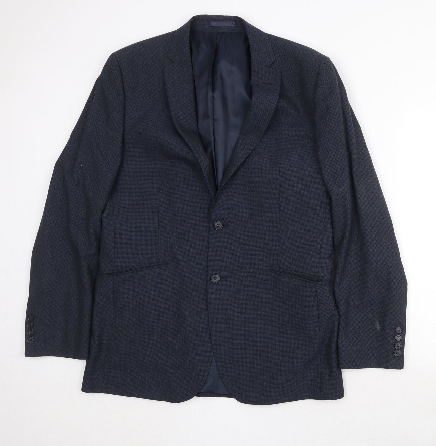 Mens UK Size 42 Racing Green Regular Blue Suit Jacket