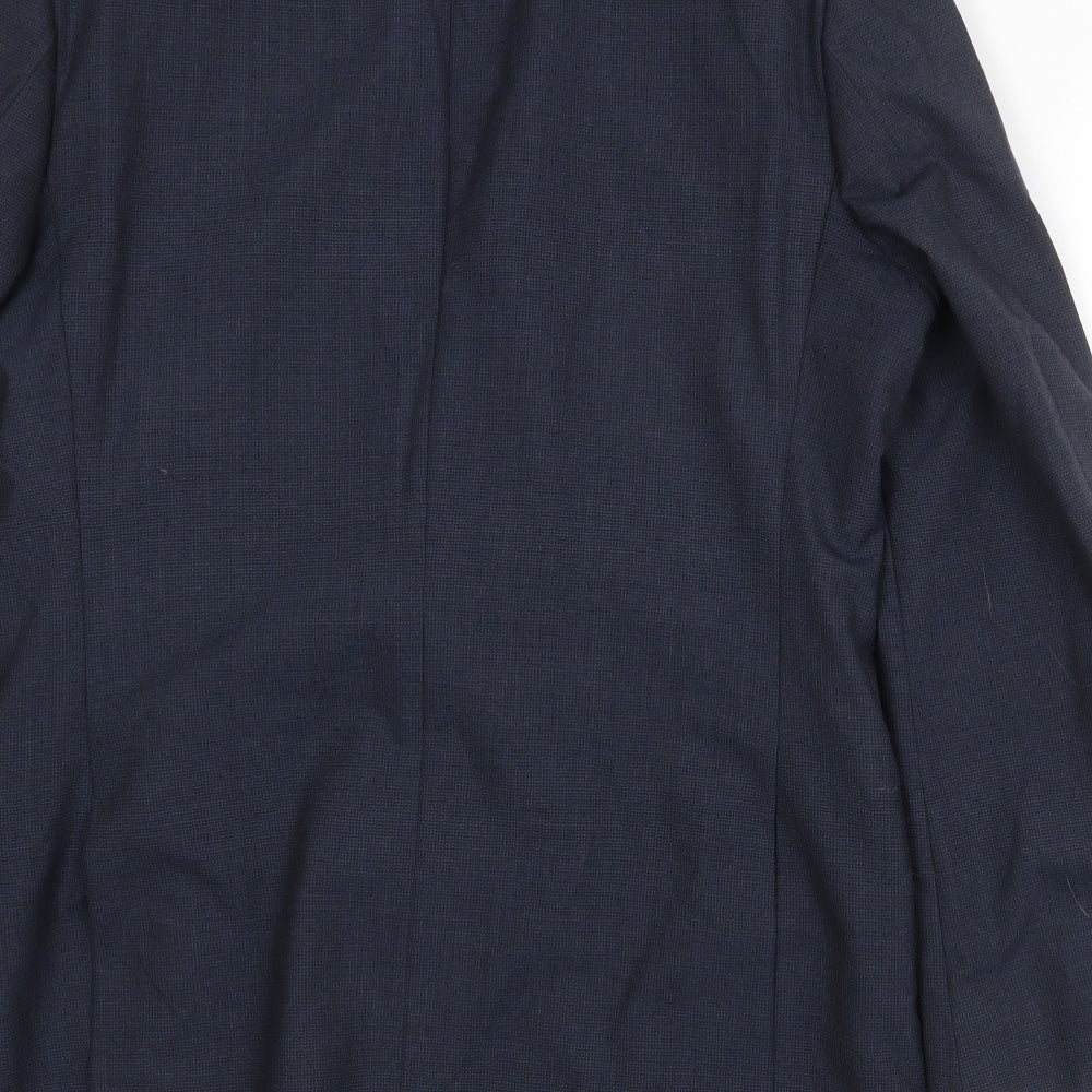 Mens UK Size 42 Racing Green Regular Blue Suit Jacket