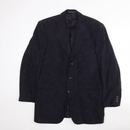 Mens UK Size 40 Marks and Spencer Regular Blue Suit Jacket