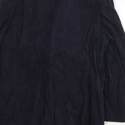 Mens UK Size 40 Marks and Spencer Regular Blue Suit Jacket