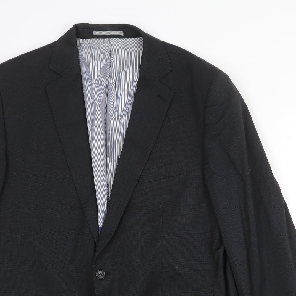 Mens UK Size 44 Marks and Spencer Regular Black Suit Jacket
