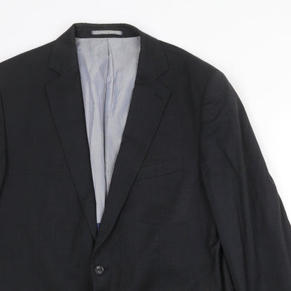 Mens UK Size 44 Marks and Spencer Regular Black Suit Jacket