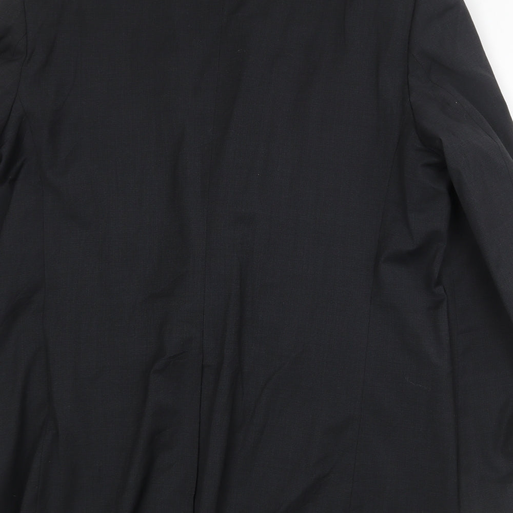 Mens UK Size 44 Marks and Spencer Regular Black Suit Jacket