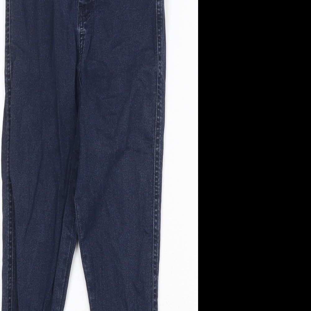 ASOS Womens Blue Cotton Skinny Jeans Size 28 in Regular Zip