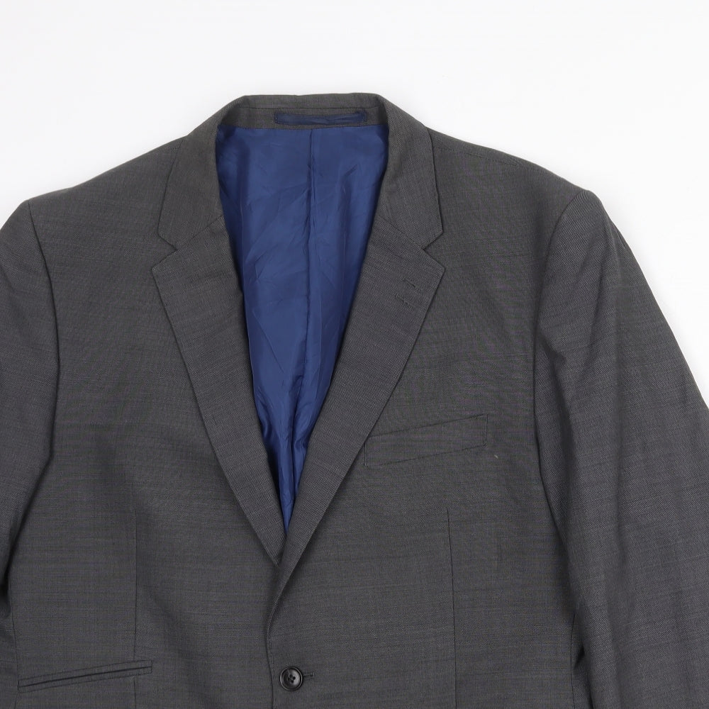 Mens UK Size 44 Marks and Spencer Regular Grey Suit Jacket