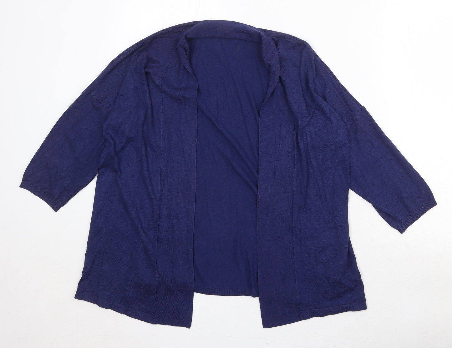 Womens UK Size 10 Marks and Spencer Blue Cardigan Jumper