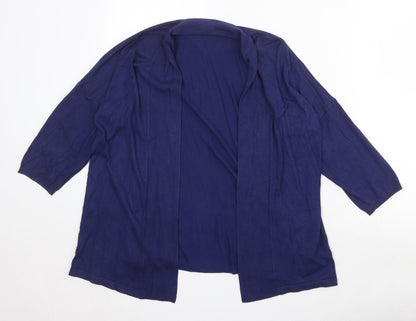 Womens UK Size 10 Marks and Spencer Blue Cardigan Jumper