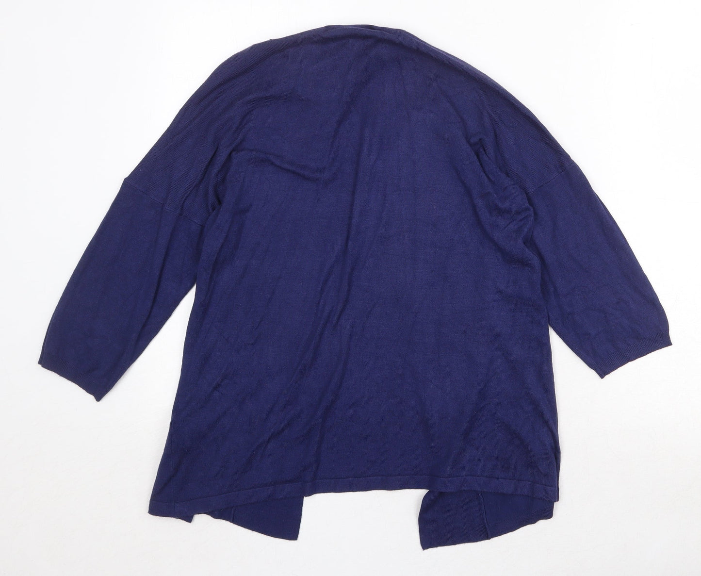 Womens UK Size 10 Marks and Spencer Blue Cardigan Jumper