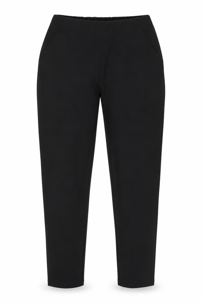 Womens UK Size 10 ASOS Regular Fit Carrot Black Trousers