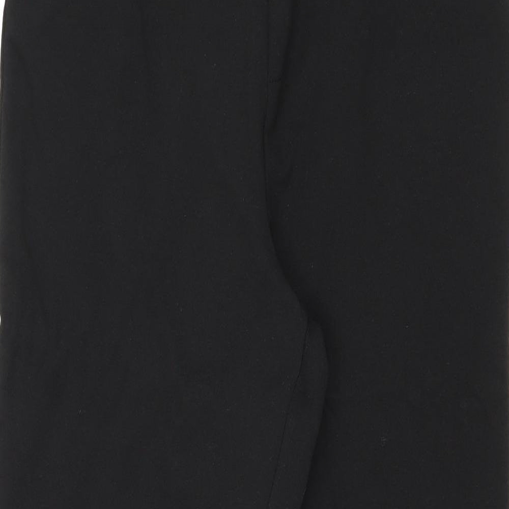 Womens UK Size 10 ASOS Regular Fit Carrot Black Trousers