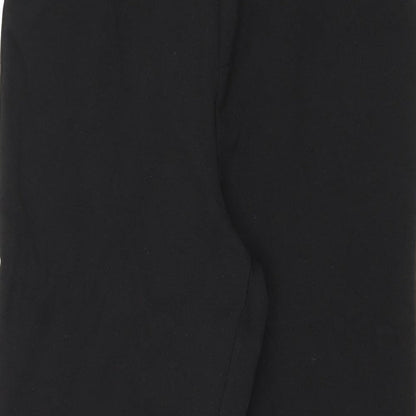 Womens UK Size 10 ASOS Regular Fit Carrot Black Trousers