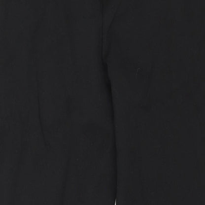 Womens UK Size 10 ASOS Regular Fit Carrot Black Trousers