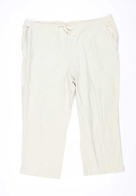 Womens UK Size 18 JDV Regular Fit  Beige Trousers