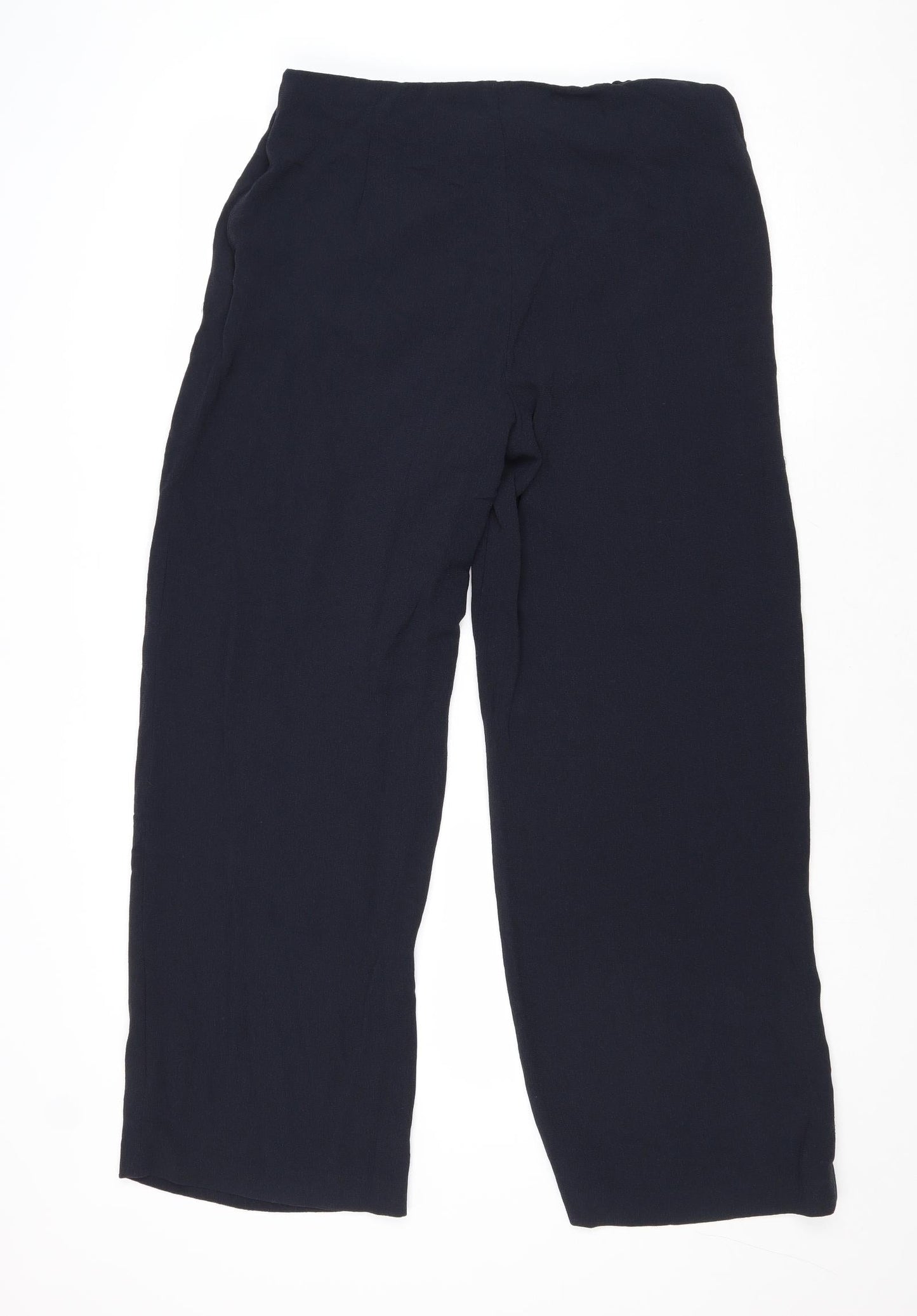 Womens UK Size 14 Marks and Spencer Regular Fit  Blue Trousers