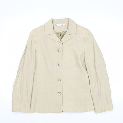 Womens UK Size 8 BHS Beige Jacket
