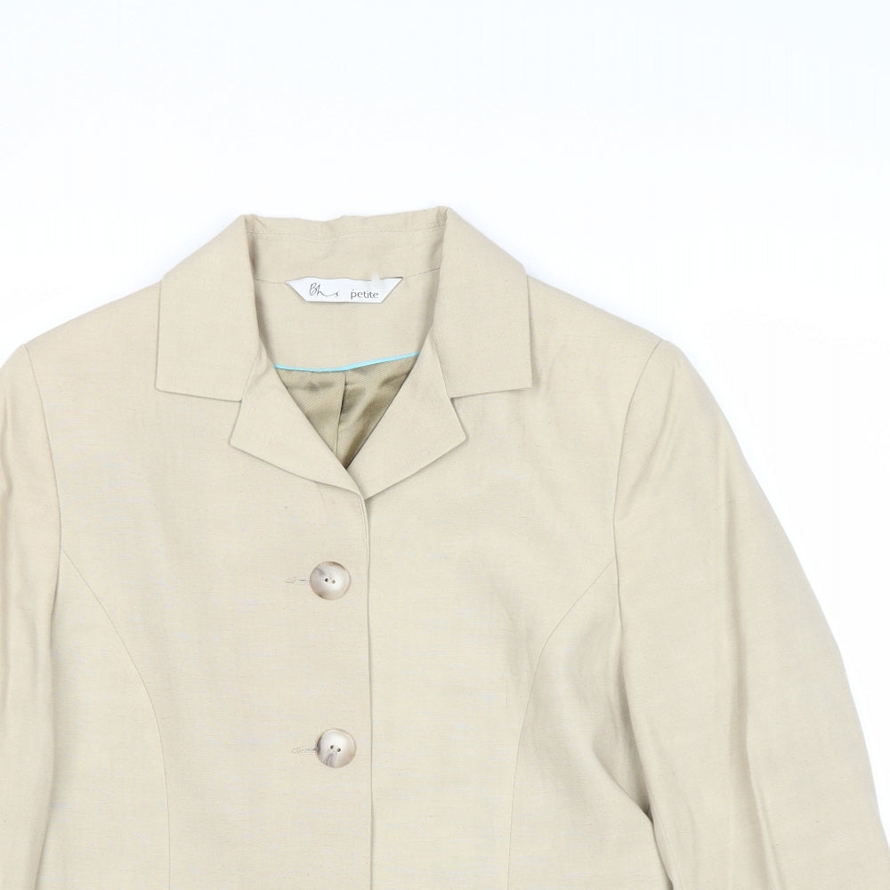 Womens UK Size 8 BHS Beige Jacket