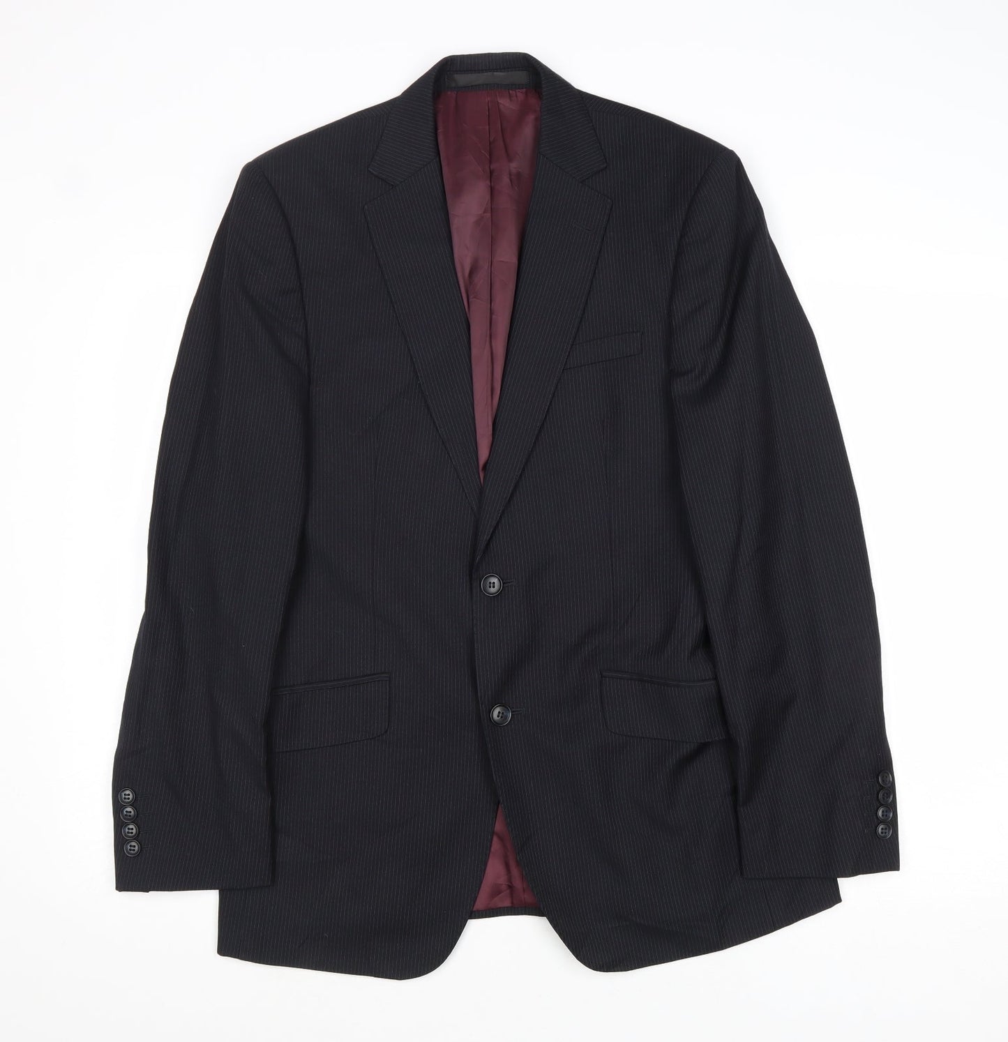 Mens UK Size 38 Marks and Spencer Regular Black Suit Jacket