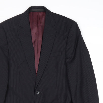 Mens UK Size 38 Marks and Spencer Regular Black Suit Jacket