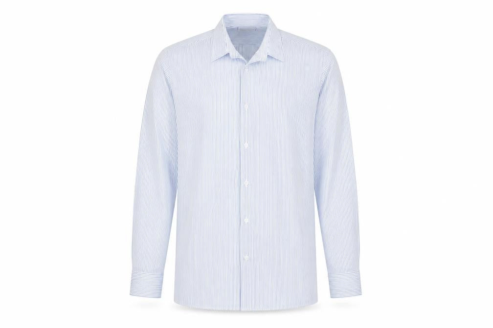 Mens UK Size 14 Denby Dale Blue  Button-Up Long Sleeve Casual Shirt