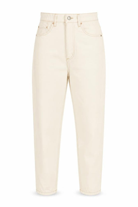 Womens UK Size 28 in ASOS Regular Fit Tapered Ivory Jeans