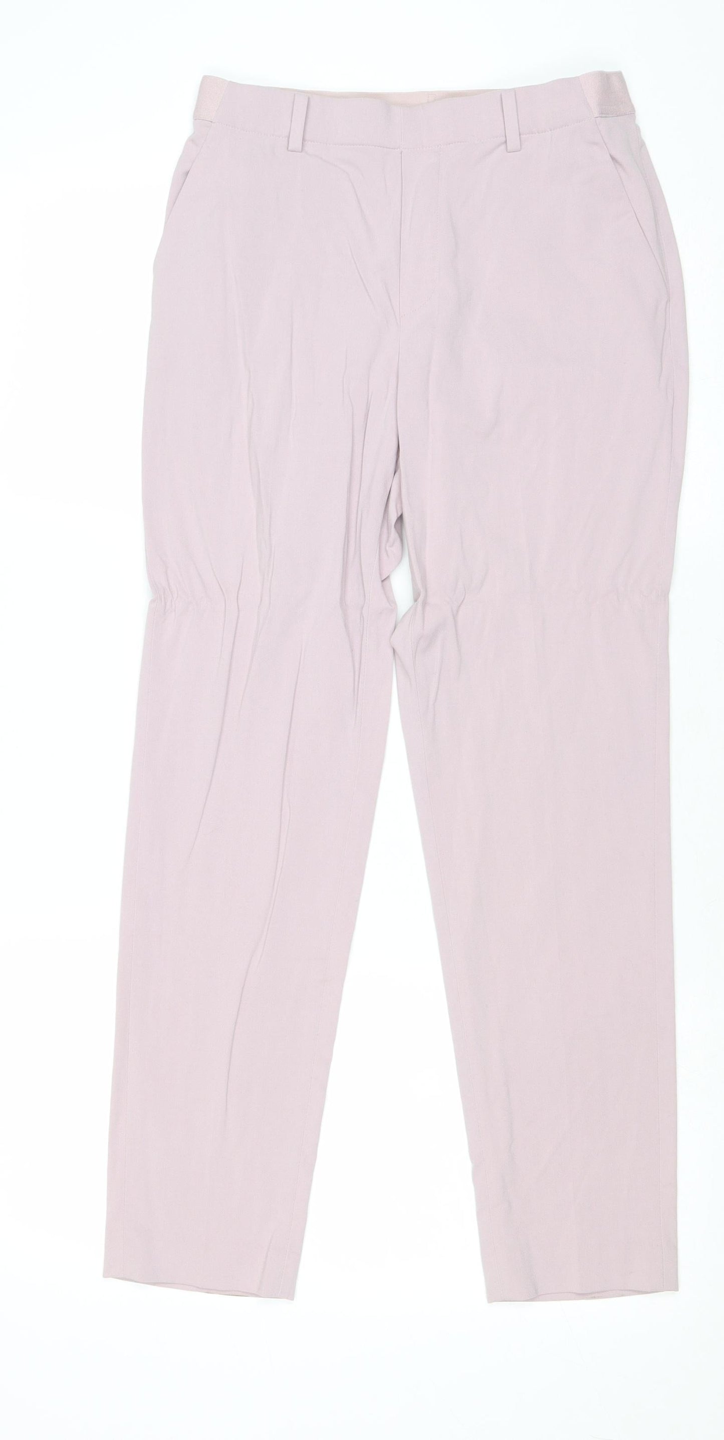 Womens UK Size S Uniqlo Regular Fit  Purple Trousers