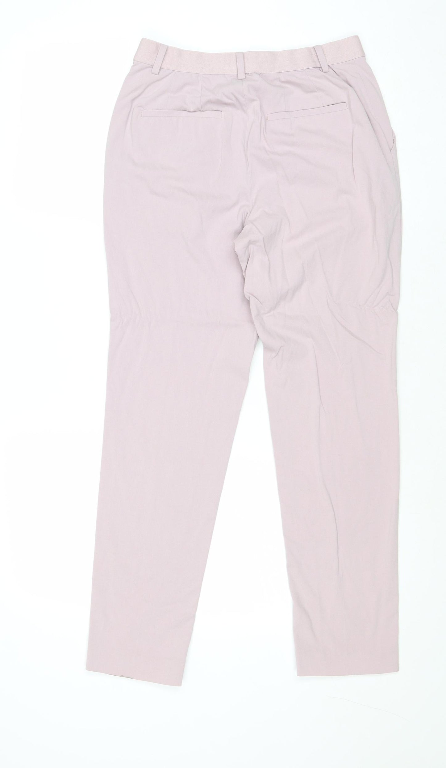 Womens UK Size S Uniqlo Regular Fit  Purple Trousers