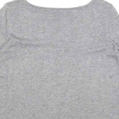 Womens UK Size 12 Bonmarché Grey Pullover Jumper