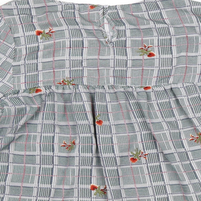 V.Code Womens Multicoloured Geometric Polyester Basic Blouse Size S Round Neck - Flower Print