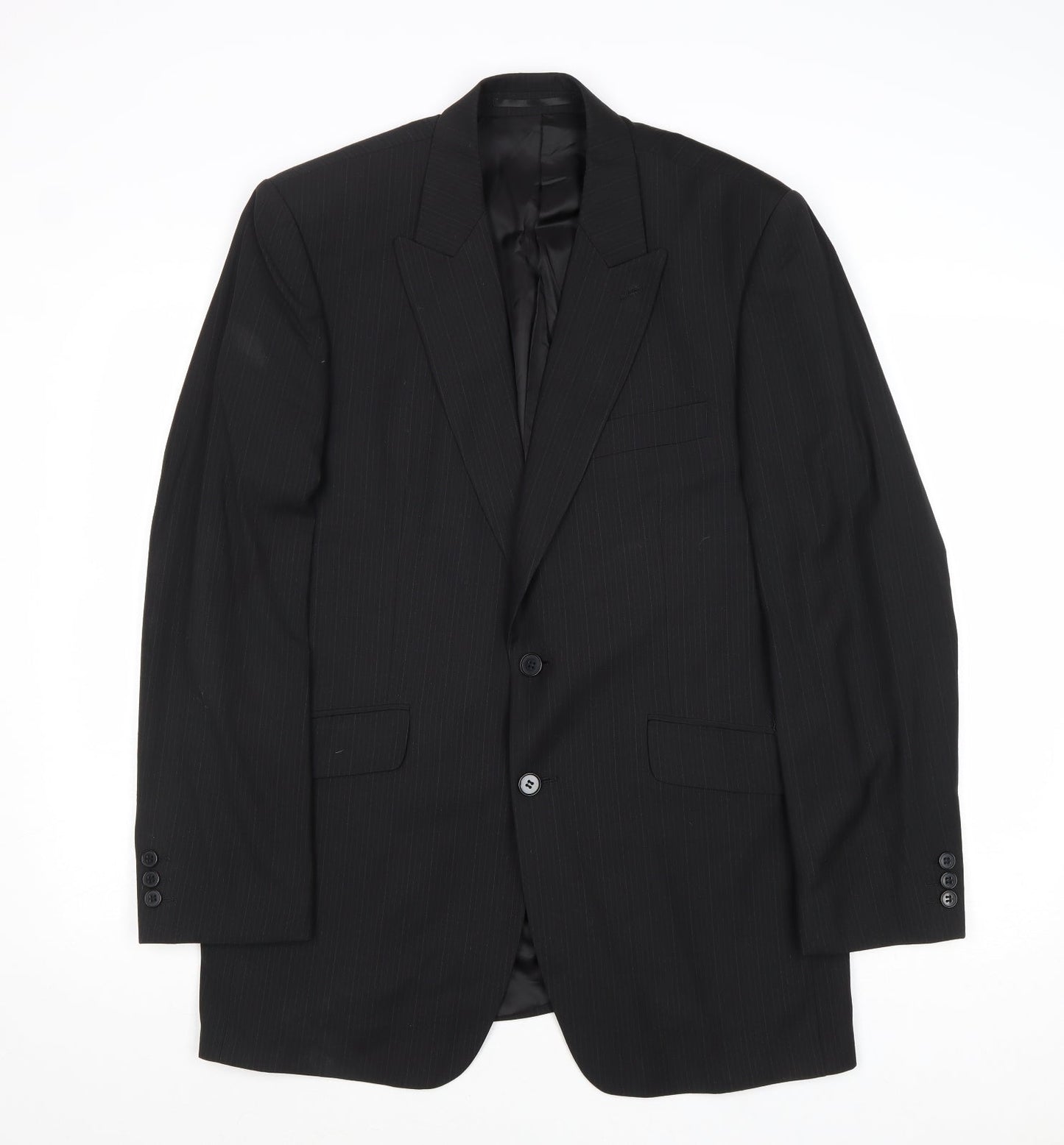 Mens UK Size 40 Burton Regular Black Suit Jacket