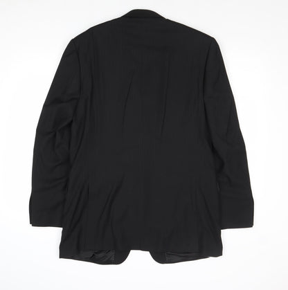 Mens UK Size 40 Burton Regular Black Suit Jacket