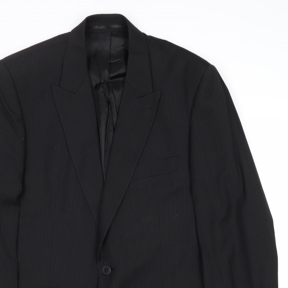 Mens UK Size 40 Burton Regular Black Suit Jacket