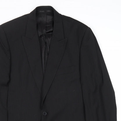 Mens UK Size 40 Burton Regular Black Suit Jacket